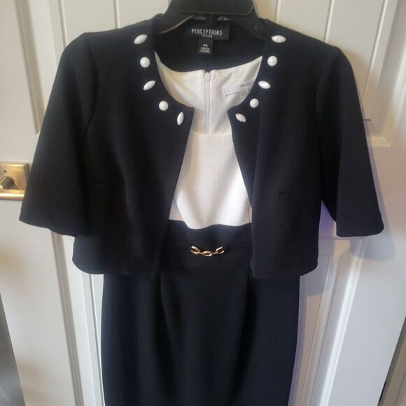 NWT Studio One New York Women's 2Pc Dress & Open Jacket Size 4 Career Church - Picture 15 of 15